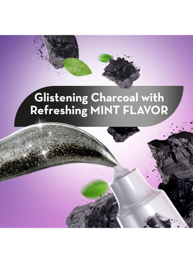 Crest 3D White, Whitelock Micropolishers Whitening Toothpaste with Charcoal, Fresh Mint Flavor, 88ml​ - Image 4