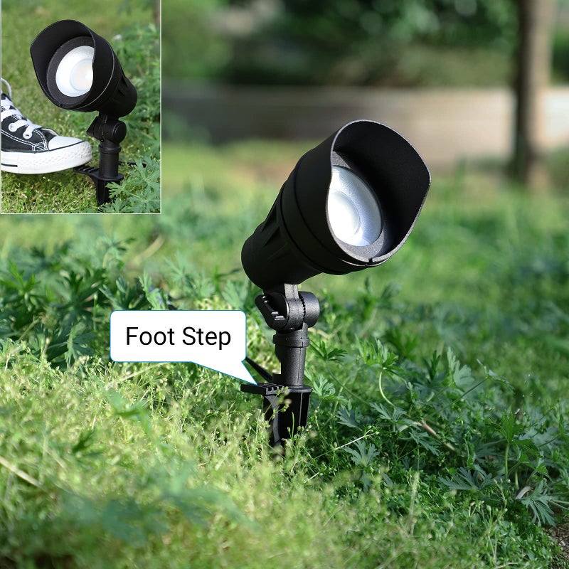 DEWENWILS LED Low Voltage Landscape Lights, 14W 540LM 3000K 12V Aluminum Outdoor Spotlight, IP65 Waterproof Landscape Lighting for Yard, Garden, House, Tree, Lawn, 4 Pack - Image 5