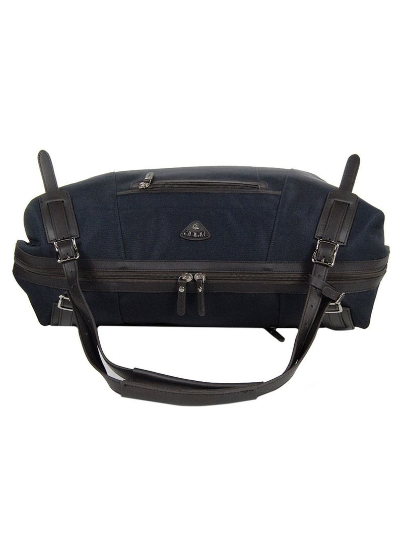 Jump - Cassis Shoulder Duffel Travel Bag Navy Blue - Image 1