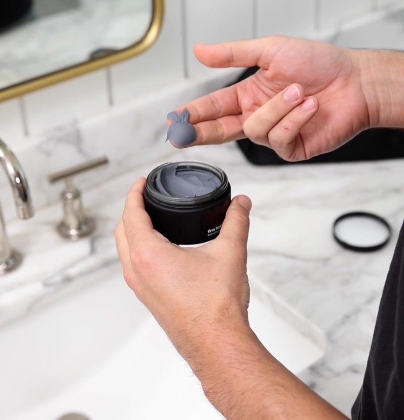 Black Wolf Hair Styling Paste for Men, Firm Hold â€“ Matte Finish, Water Based Hair Styling Product for All Hair Styles & Types - Barber Grade Non-Greasy & Long-Lasting Wax - Add Texture & Volume 3 oz - Image 5