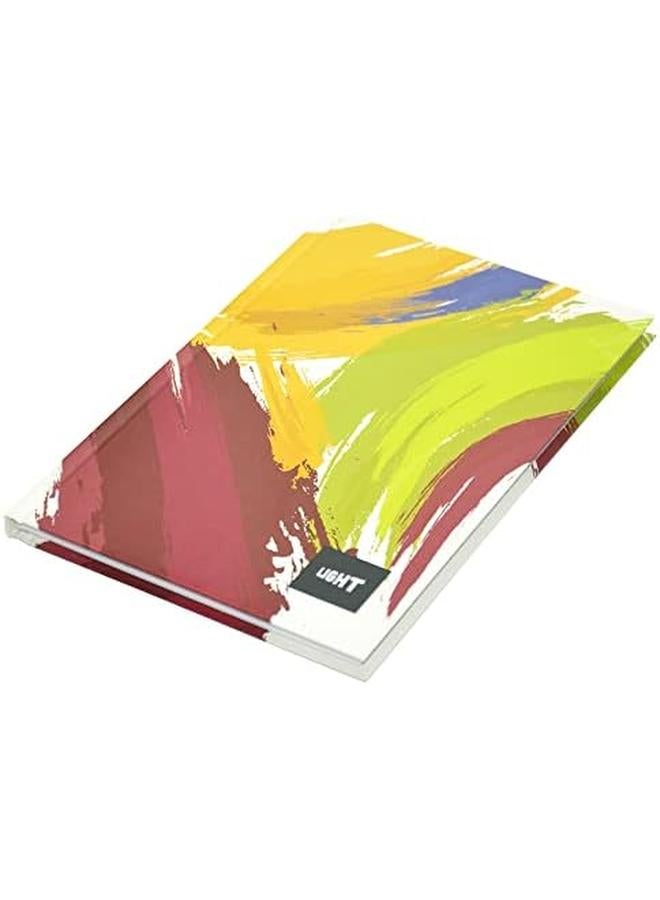 FIS Linba41804 Single Line 100 Sheets Hard Cover Notebook 5 Pieces A4 Size - Image 2
