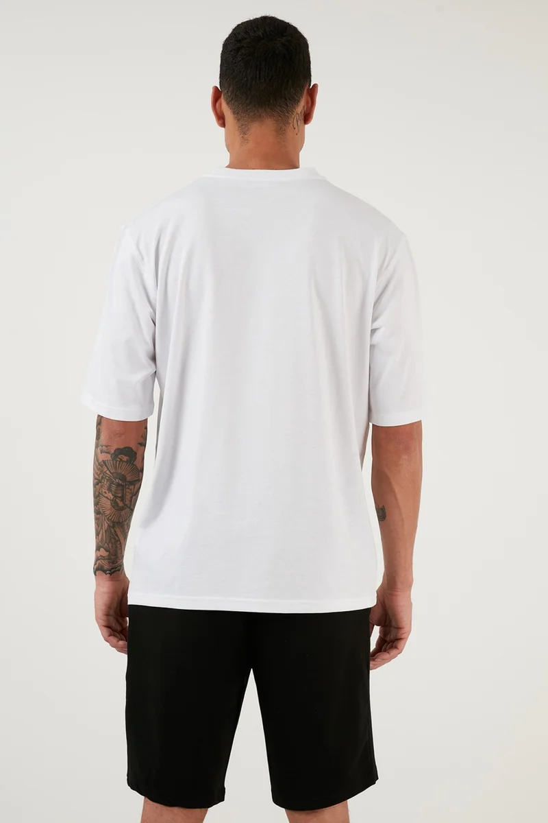 Buratti Cotton Oversize Crew Neck Basic T Shirt Men's T Shirt 5902365
