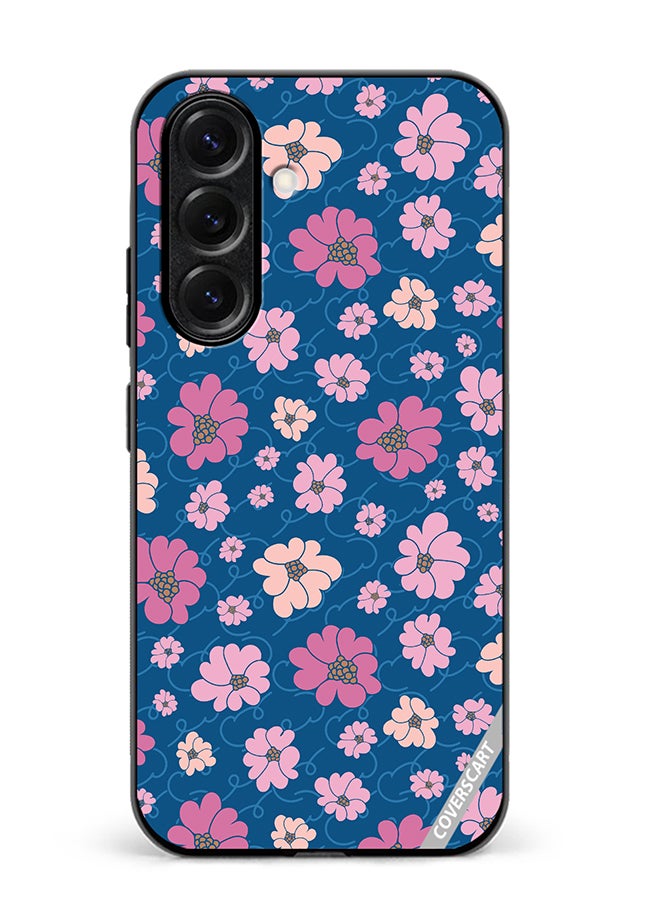 Protective Case Cover For Samsung Galaxy S25 Plus Flower Design Multicolour