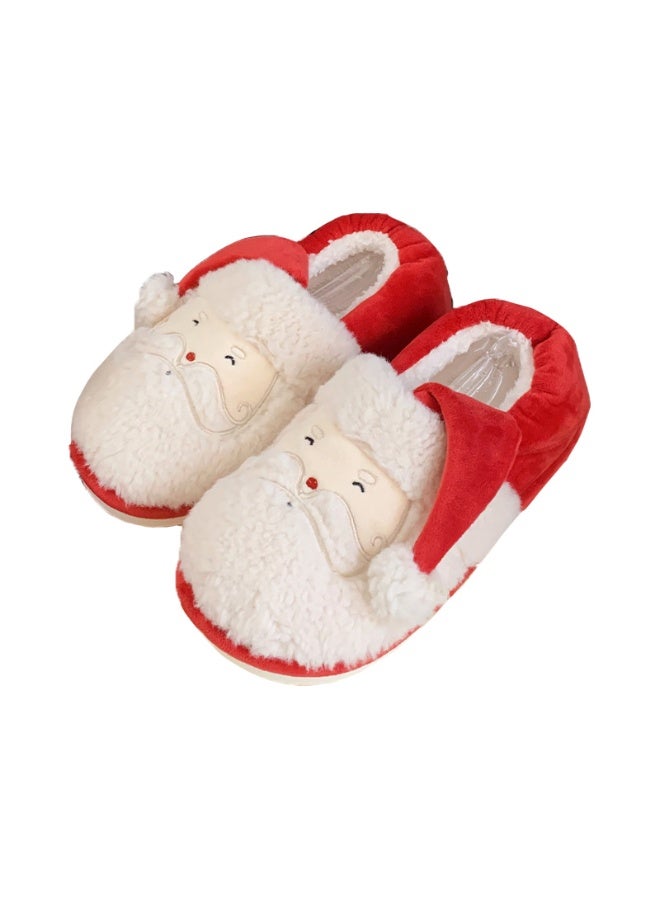 إسكدنيا الصفحة الرئيسية حذاء للنساء الرجال, الشتاء حذاء بلش مع رغوة الذاكرة, فلوفي لينة دافئة انزلاق على حذاء المنزل, مضادة للانزلاق مريحة حذاء أزواج بلش دافئة للحذاء الداخلي في الهواء الطلق - Image 1