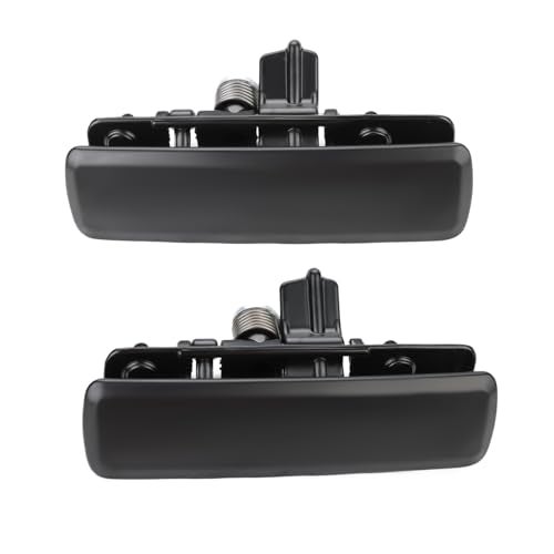 JDMON Black Exterior Door Handles Replacement for Chevy Astro GMC Safari 19922005 Front Rear Left Driver Right Passenger Outside Outer Door Handle Set Replacement for 15719666 15719665 77192 77193 - Image 1