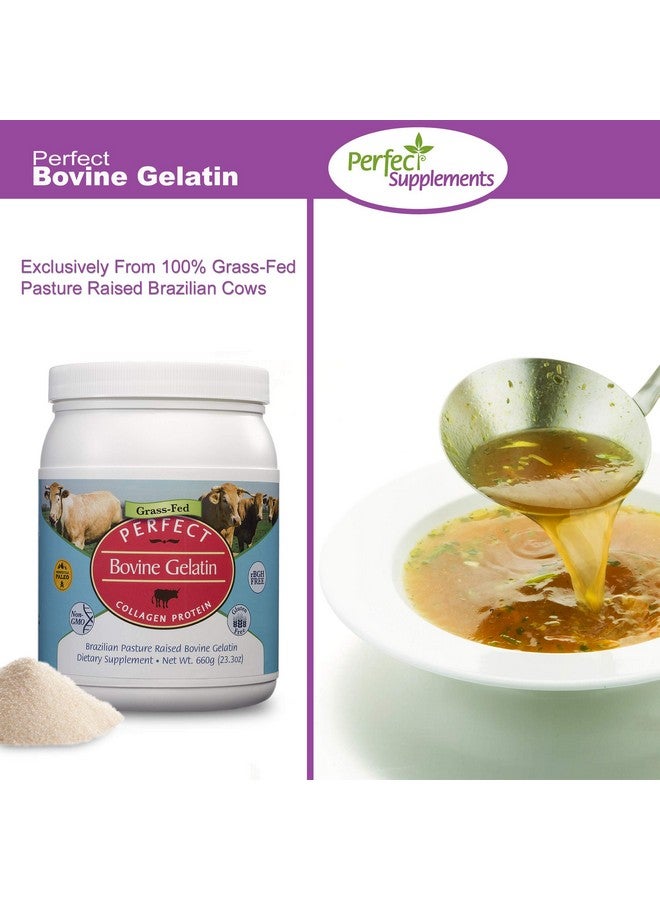 Perfect Supplements - Perfect Bovine Gelatin - 660 Grams - 100% Beef Gelatin Collagen Protein - Supports Healthy Skin & Joint Health - Image 5