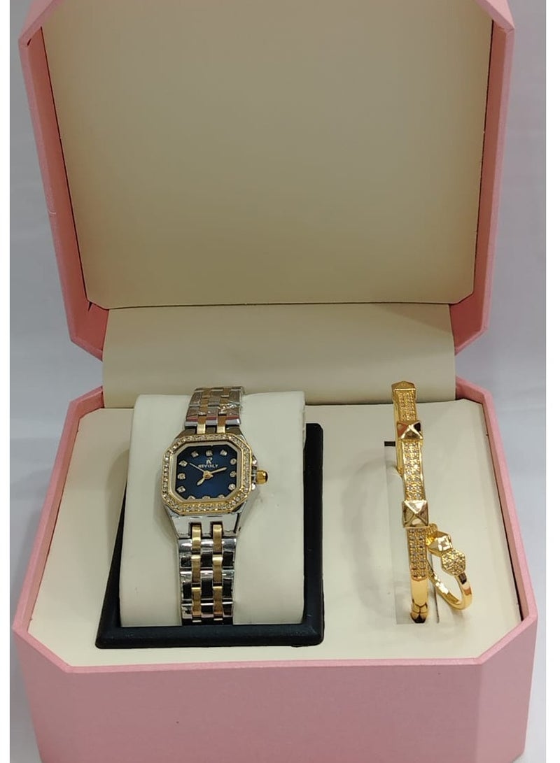 ساعه نسائي استيل استيل درجه اولى