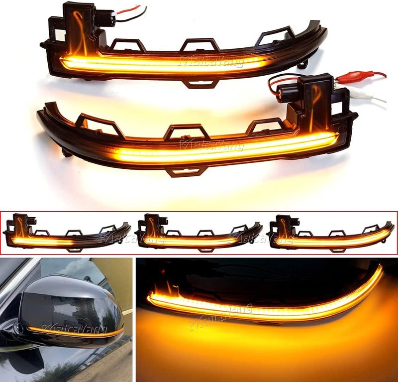 Malcayang Side Mirror Turn Signal Indicator Blinker Light for BMW X3 F25 X4 F26 X5 F15 M F85 X6 F16 M F86 - Image 4