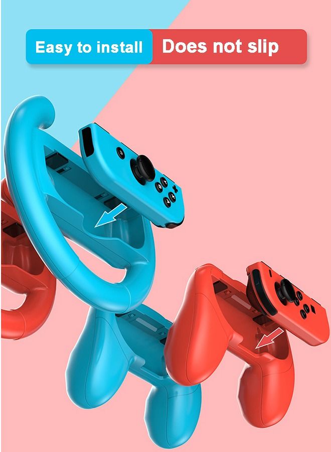 NIBEMINENT Steering Wheel Grip Set for Nintendo Switch Game Console  - Image 3