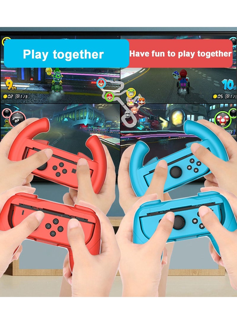 NIBEMINENT Steering Wheel Grip Set for Nintendo Switch Game Console  - Image 1