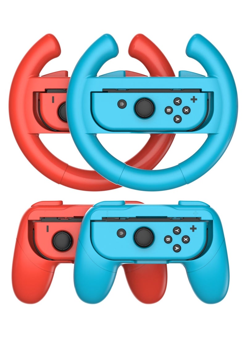 NIBEMINENT Steering Wheel Grip Set for Nintendo Switch Game Console  - Image 2