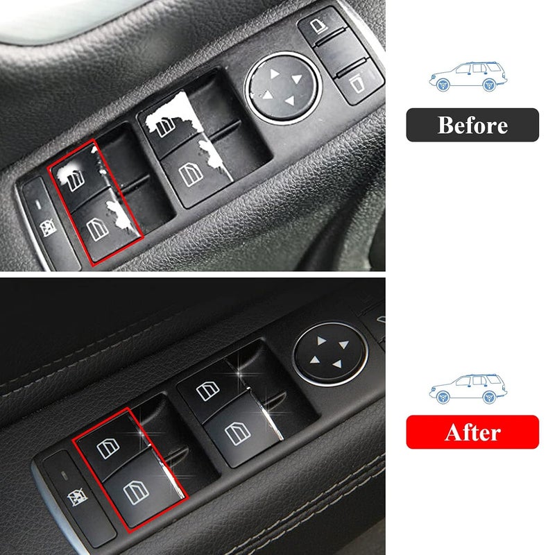 Jaronx أغطية أزرار النوافذ جيرونكس لمرسيدس بنز - Image 5