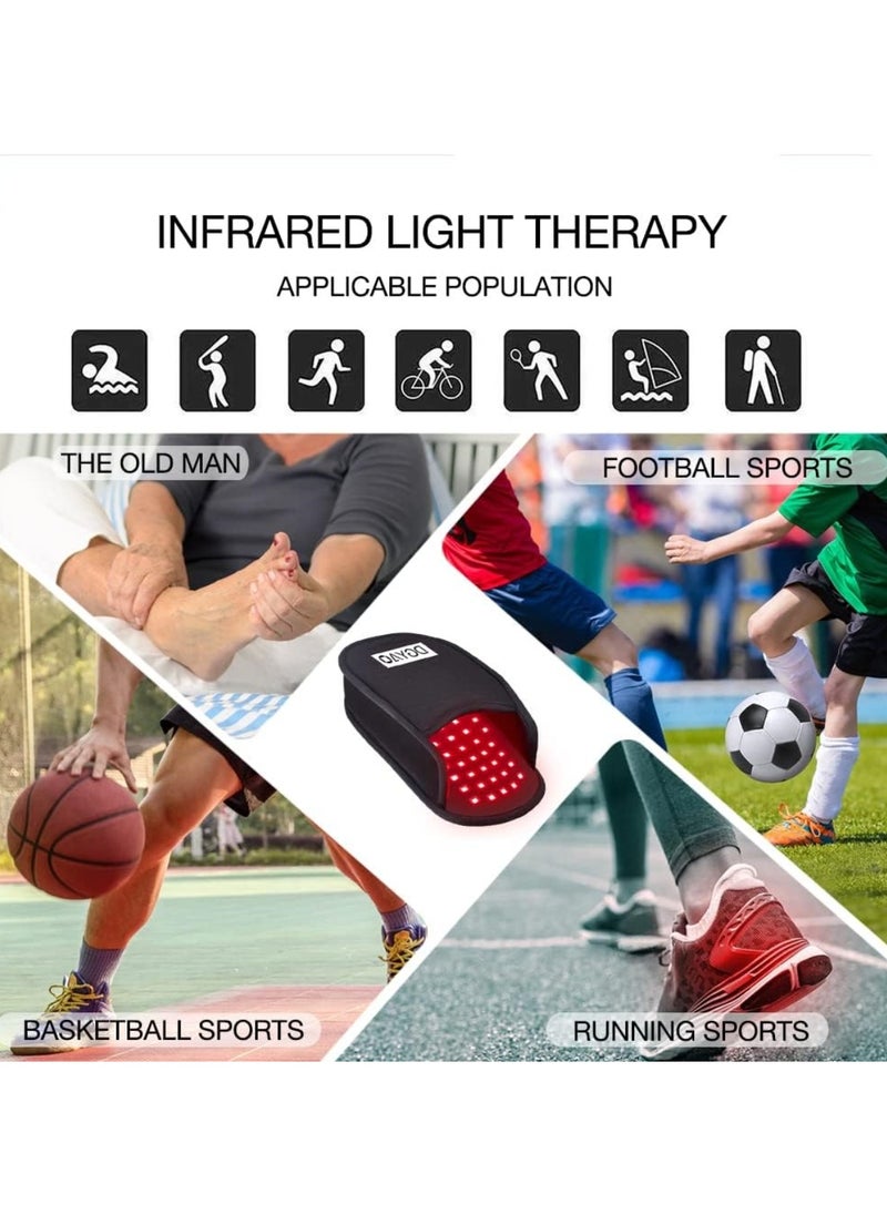 DGYAO Red Infrared Light Therapy for Feet Pain Relief LED Light Therapy Slipper Device for Foot Toes Instep Heel Home Use  - Image 5