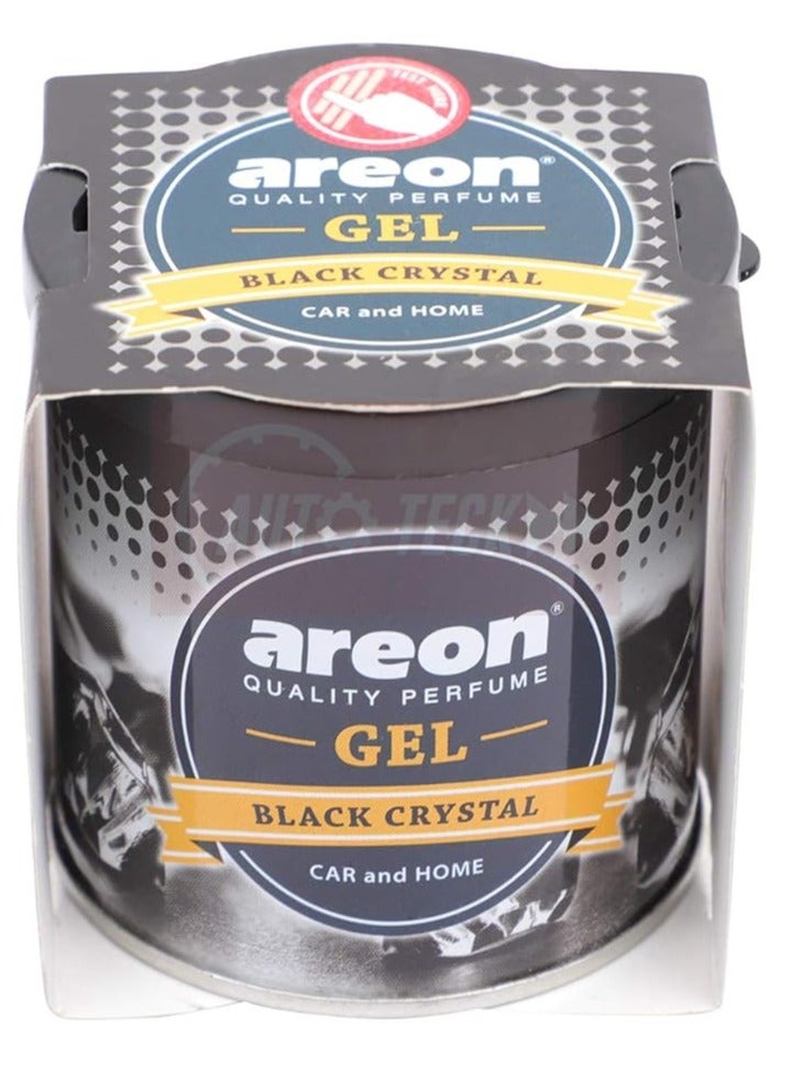 Areon Black Crystal Gel Air Freshener 80g Beautiful comfort and long-lasting penetrating fragrance for children, rooms and cars - Image 2