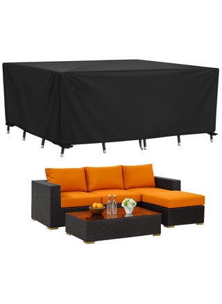 TOPIFY Waterproof Garden Patio Furniture Cover Set, (200 x 160 x 70) Upgraded 210D Heavy Duty Oxford Fabric UV Resistant Protective Covers for Rectangle Table Chair Sofa Outdoor - pzsku/ZE80FE872A1EC0147C9A8Z/45/1750837629/343f110c-9164-4f17-bdee-a3cc118d80e8
