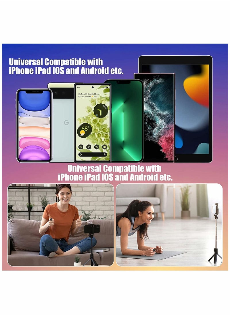 Y&D - Video Bluetooth Remote Control, Scroll Photograph Page Turner, Mini Wireless Scrolling Ring Give a Like, Up and Down Page, Compatible with iPhone, IPad, Android,iOS -Pink - Image 1