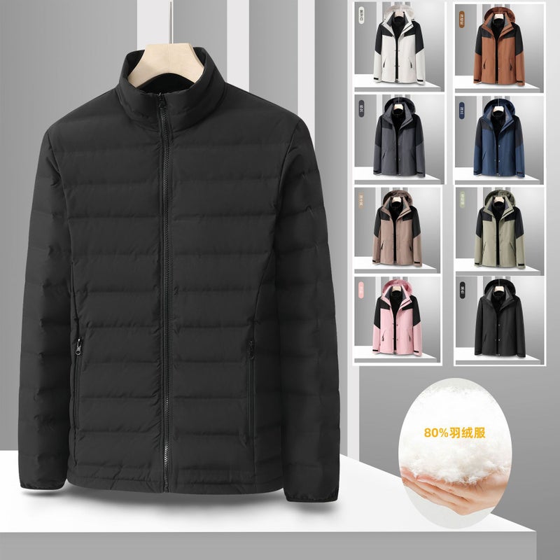 Outdoor Down Liner Jacket Women'S Waterproof Windproof Three-In-One Warm Down Jacket Mountaineering Clothes Warm Jacket For Men - Image 5