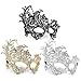 MYMENU Masquerade Mask for Women Lace Venetian Halloween Mask for Costume Party Mardi Gras 3 Phoenix - Image 3