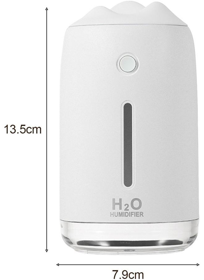 NIBEMINENT Small Desk Humidifier White 14.2x8.2x8.2cm  - Image 5