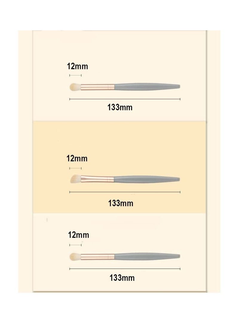 SYOSI 5Pcs Mini Makeup Brush, Portable Travel Makeup Brush Set Portable Travel Foundation Powder Brush with Case and Mirror for Blending Liquid, Blush or Flawless Powder Cosmetics - Image 5