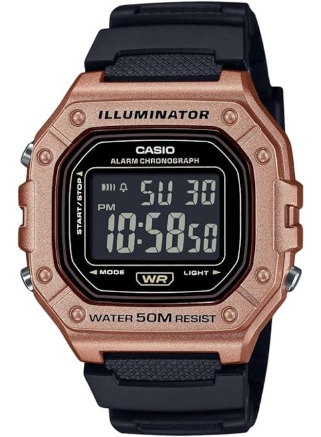 CASIO Resin Digital Watch W-218HM-5BVDF - Image 1