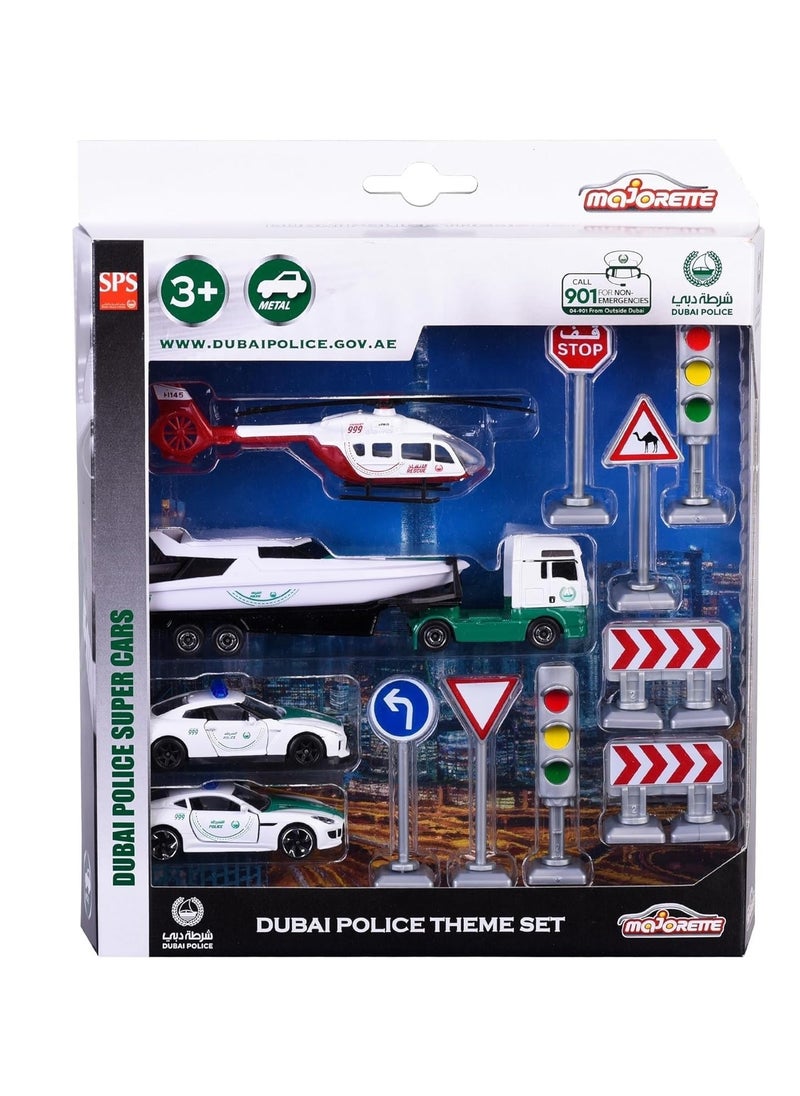 Majorette Majorette Dubai Police  S.O.S Theme Set  - Image 1