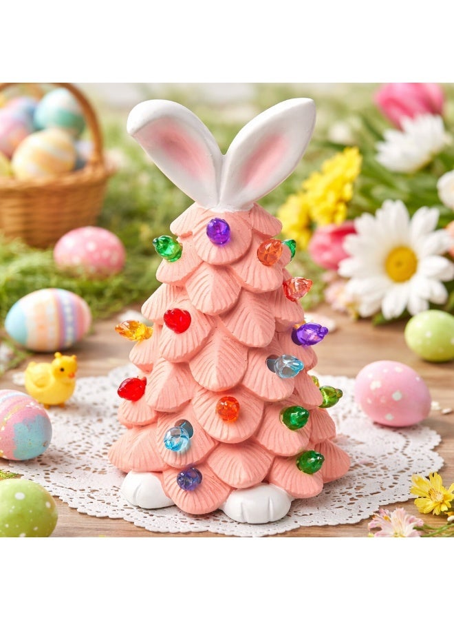 Easter Bunny LED Light Decoration 20cm Ceramic Table Decor Centerpiece - Image 4