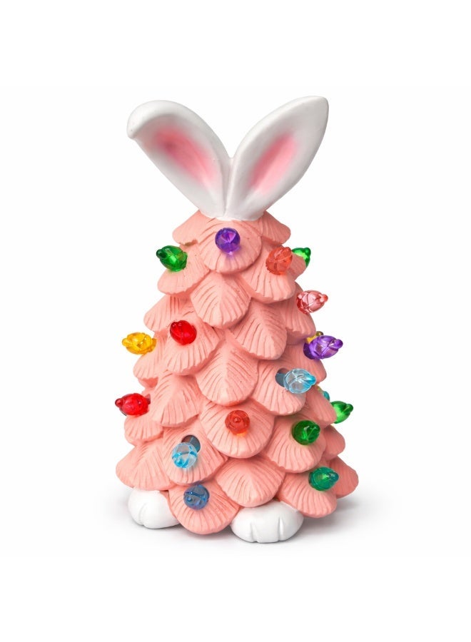 Easter Bunny LED Light Decoration 20cm Ceramic Table Decor Centerpiece - Image 1