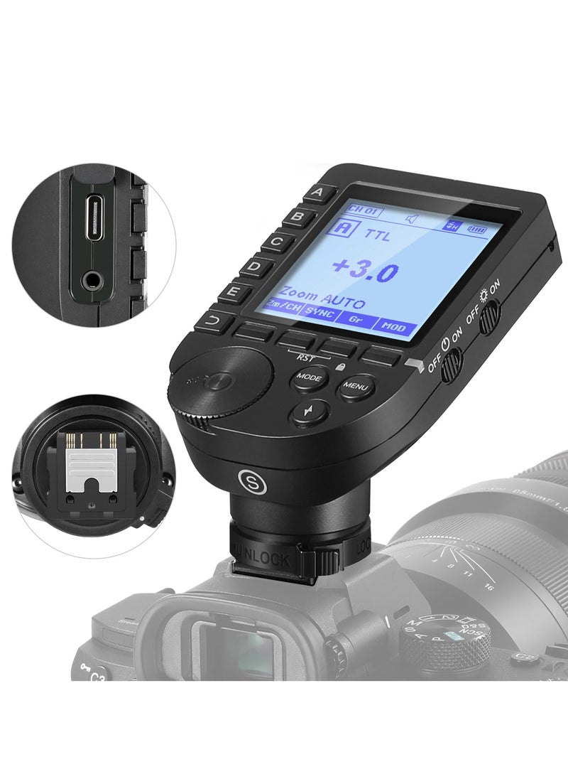 Neewer Wireless Flash Trigger for Sony - QPRO-C Professional Flash Trigger with 2.4G Wireless, TTL, 1/8000s High-Speed Sync, Multi-Flash, and 5 Groups Control  - Image 1