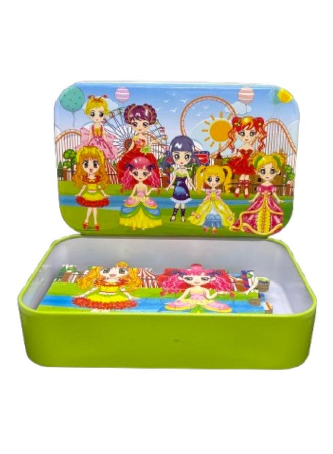 أحجية سفر خشبية ملونة | لعبة ألغاز ممتعة ومناظر طبيعية، 60 قطعة، للأطفال من سن 4 سنوات فما فوق | ألعاب تعليمية للأطفال الصغار، ومرحلة ما قبل المدرسة، وأطفال مونتيسوري (أميرة) - Image 1