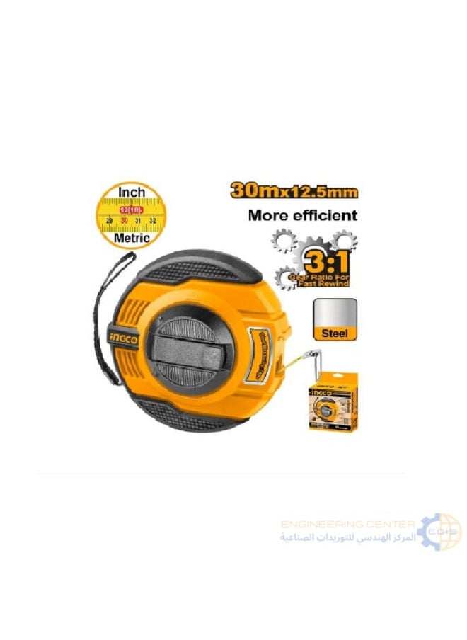 INGCO INGCO HSMT8430 30m Steel Tape Measure 