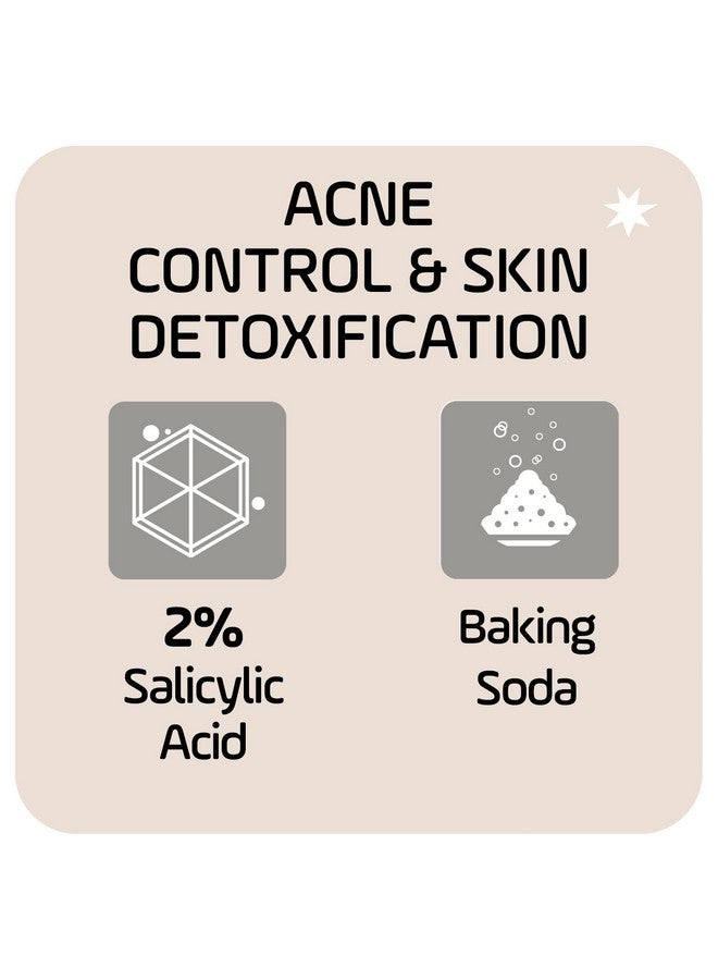 أسيبسيا صابونة تنظيف عميق لعلاج حب الشباب تحتوي على صودا الخبز وحمض الساليسيليك بنسبة 2%، 4 أونصة