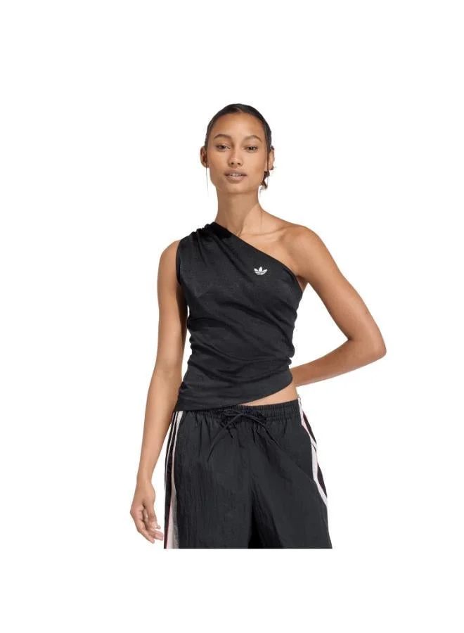 Adidas Originals ROUCHED ONE SHOULDER TOP
