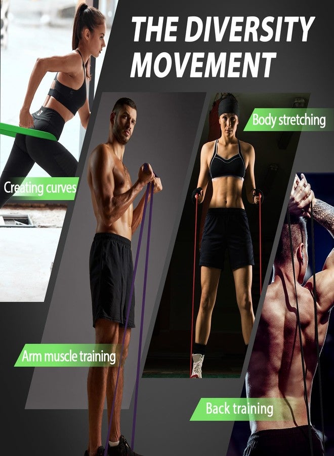 LEEKEY Resistance Bands, Exercise Bands Pull Up Assist Bands - Workout Bands Set - Mobility Band Powerlifting Bands for Men and Women Fitness Training, Physical Therapy,Home Workouts - Image 4