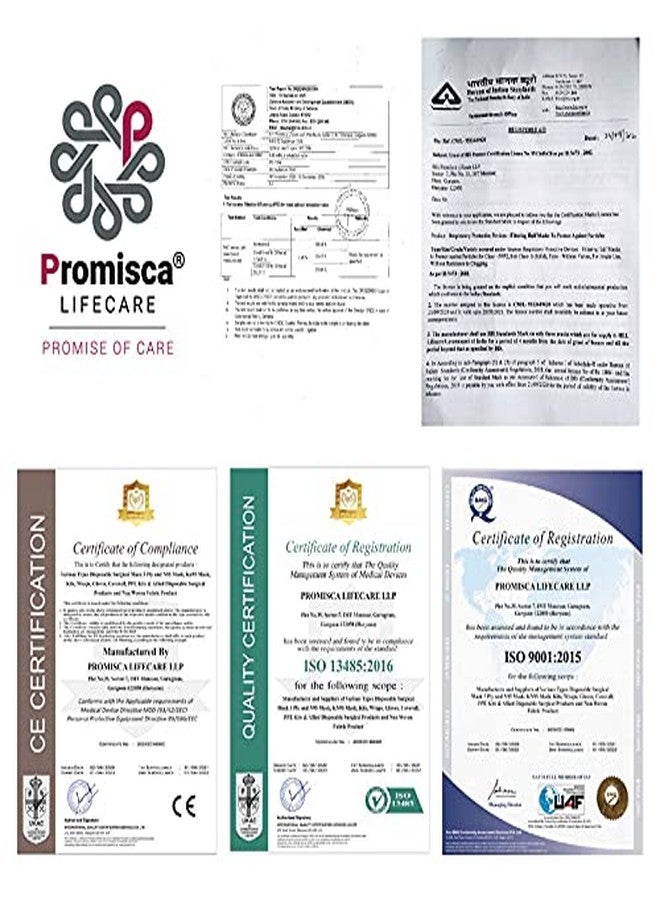 Promisca N95 face mask for Men, Women and Kids in Multiple Colours and 3 Sizes, with Earloop and Headloop - Image 4