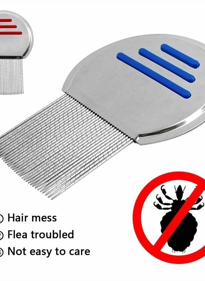 Bnikion - 2 Pack Professional Stainless Steel Comb - Image 1