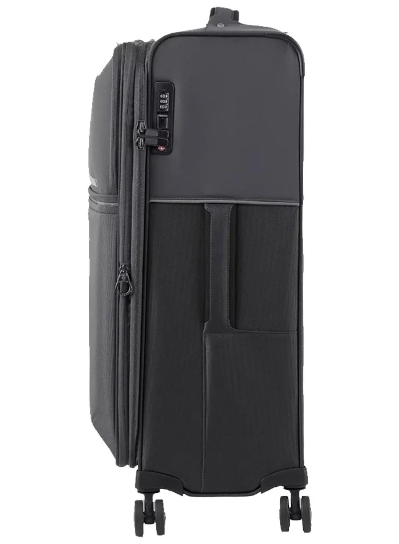 سامسونايت حقيبة سفر بعجلات دوارة  سم - أسود - ضمان عالمي  سنوات