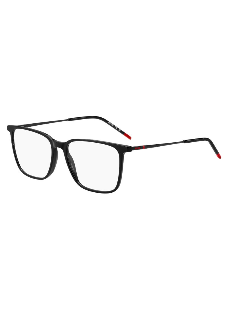 HUGO Men's  Rectangular Shape Metal Sunglasses Hg 1288  43 - Lens Size: 42.6 Mm - Black Red - Image 1