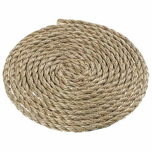 ROPE & CORD Rope Cord ProManila Rope UnManila 3 Strand Twisted Tan Cord Diameter 14 100 Feet - Image 3