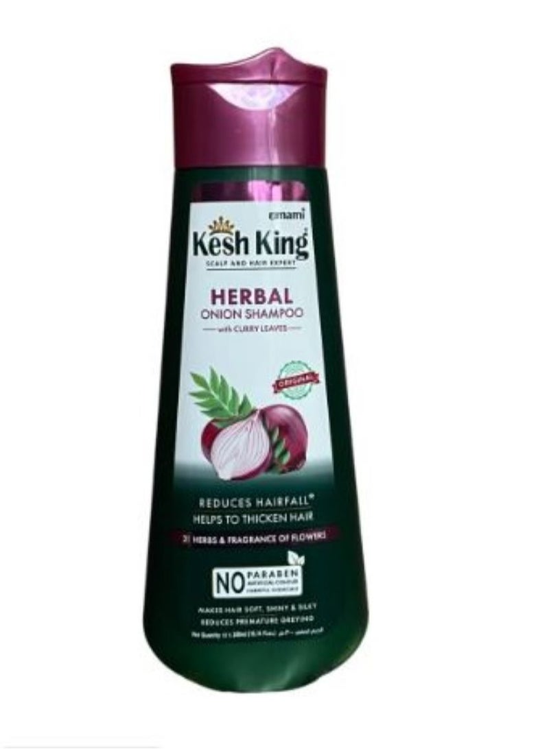 Kesh King Ayurvedic Onion Shampoo with 21 Herbs, Reduces Hairfall & Boost Hair Growth, 300ml - Image 1