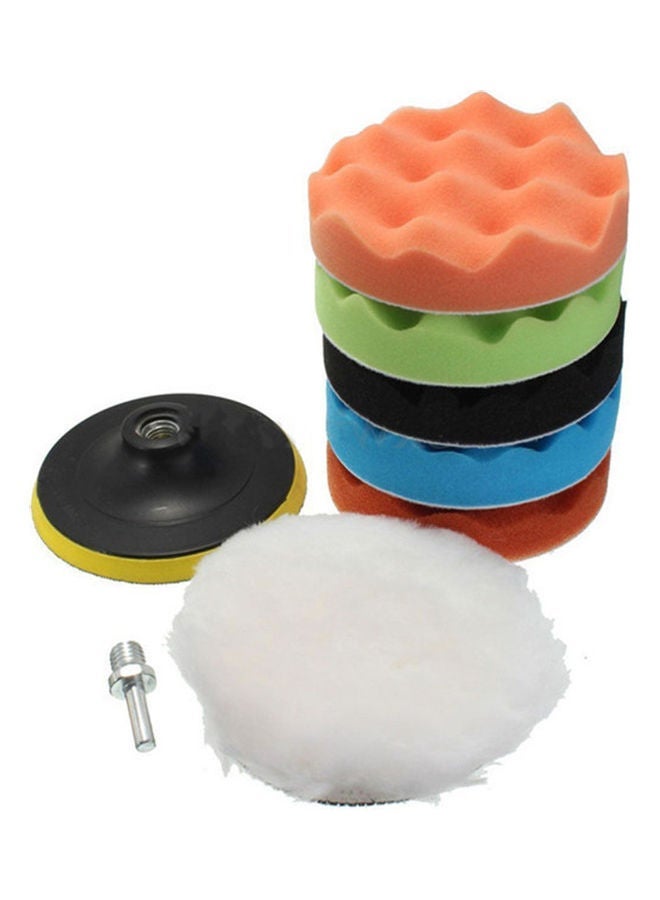 NIBEMINENT 8 Pieces Car Polishing Pads Multicolour 15x10x15cm - Image 1