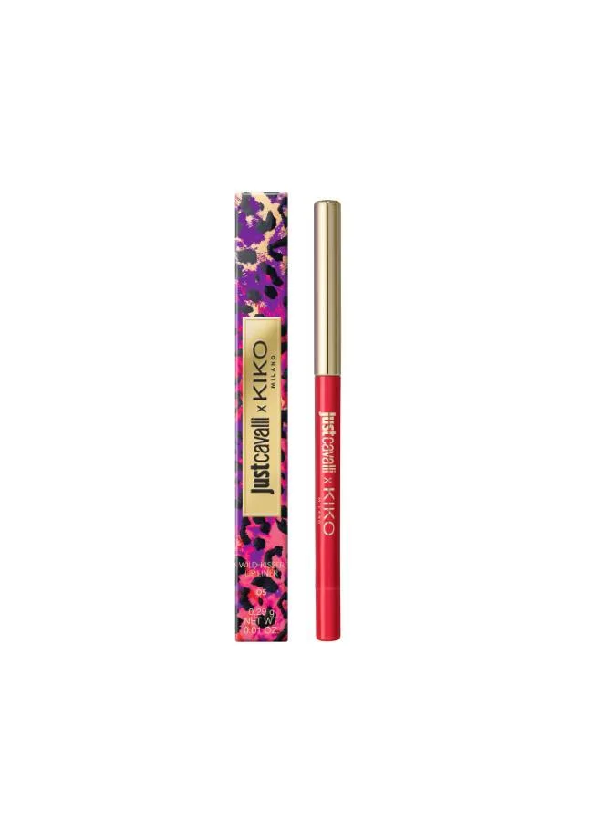 Kiko Milano be fierce Just Cavalli X Kiko Milano Wild-Kisser Lip Liner 05 Be Fierce for Women | Best Price UAE