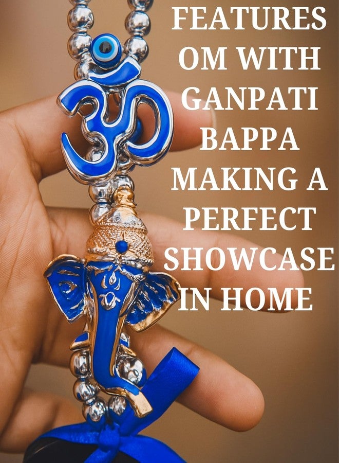 sculpmart Evil Eye for Home Enterance - OM Design with Ganpati Bappa for Main Door Hanging | Car Hanging | Home Decor | Gifting & Positivity (OM-Ganesh) - Image 3