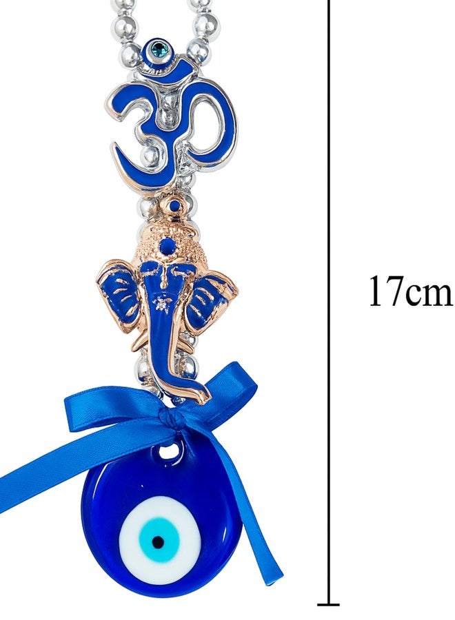 sculpmart Evil Eye for Home Enterance - OM Design with Ganpati Bappa for Main Door Hanging | Car Hanging | Home Decor | Gifting & Positivity (OM-Ganesh) - Image 2