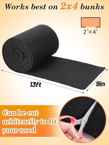 PAMASE Boat Trailer Bunk Carpet - 8mm Ultra Thick 13ft*12in Wear-Resistant Marine Carpeting Covers for 2x4 Boat Lift Bunks, Shock Absorption Padding Mats Parts Accessories for Jet Ski - Image 5