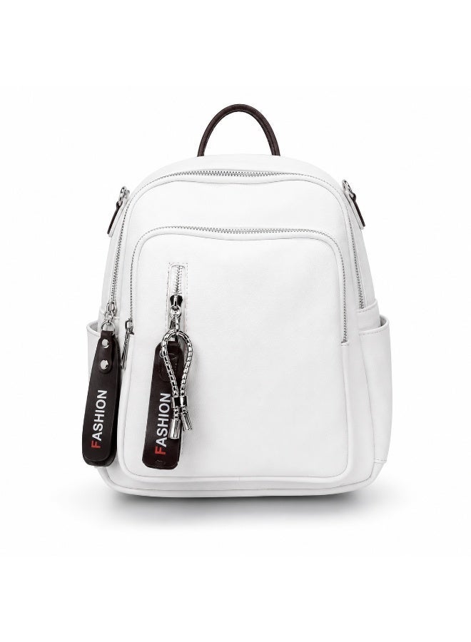 Women’s Convertible Shoulder Bag and Backpack with Multiple Zipper Pockets – Practical Everyday Bag for Work, College, Shopping and Travel - Image 2
