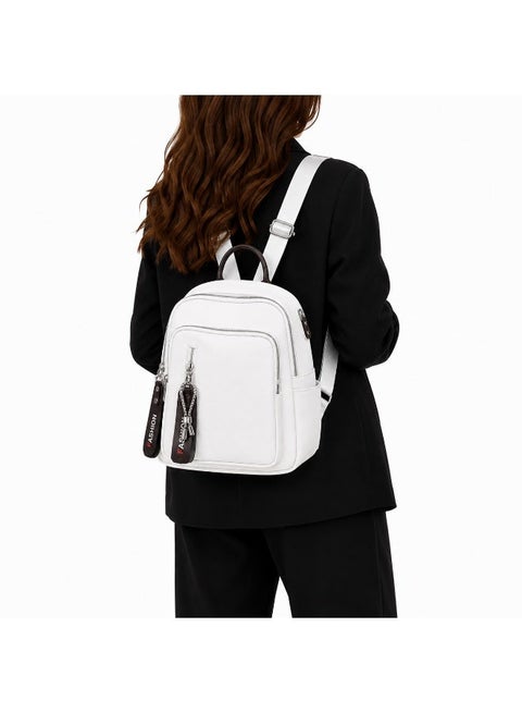 Women’s Convertible Shoulder Bag and Backpack with Multiple Zipper Pockets – Practical Everyday Bag for Work, College, Shopping and Travel