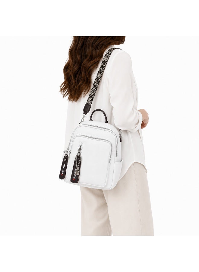 Women’s Convertible Shoulder Bag and Backpack with Multiple Zipper Pockets – Practical Everyday Bag for Work, College, Shopping and Travel - Image 5