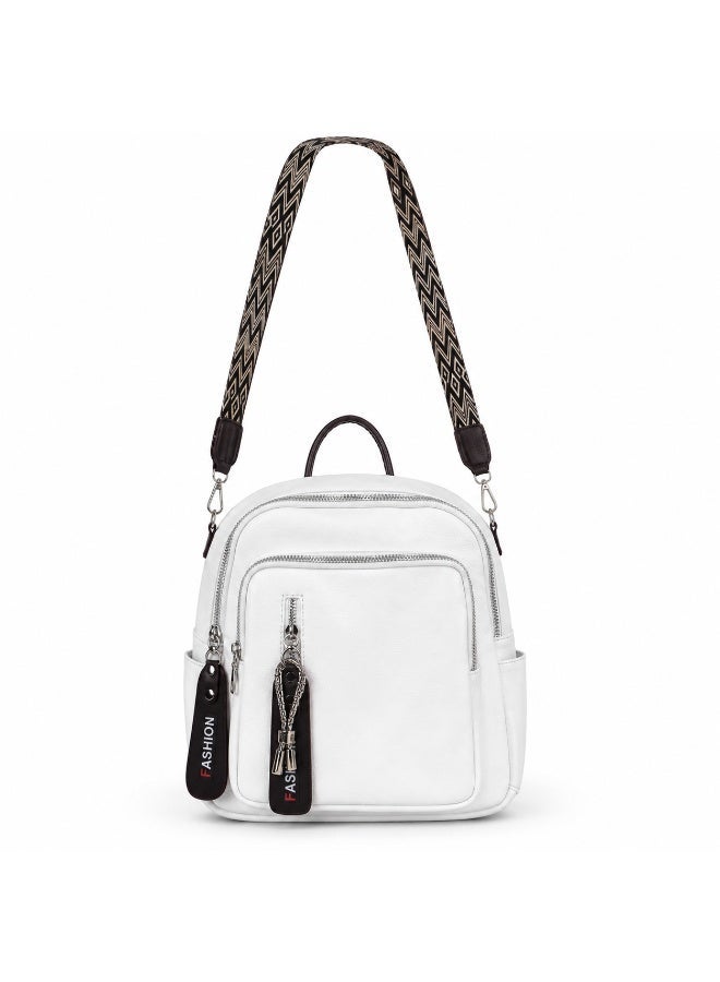 Women’s Convertible Shoulder Bag and Backpack with Multiple Zipper Pockets – Practical Everyday Bag for Work, College, Shopping and Travel - Image 3