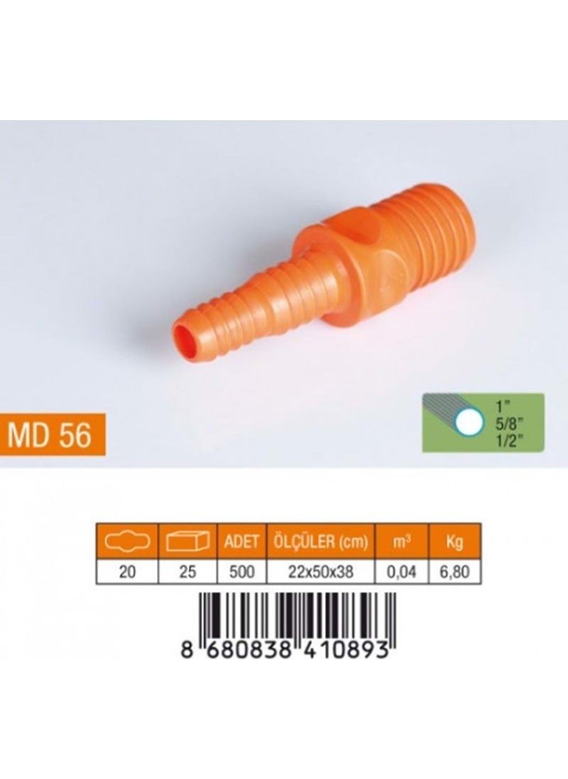 Medalyan 1"-5/8"-1/2" Reduction Hose Attachment Plastic MD56 